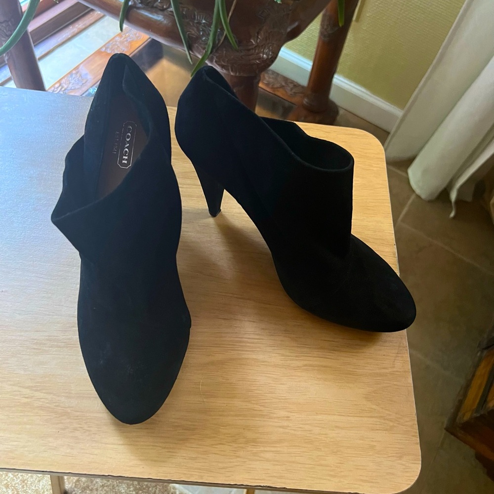 Coach Black Ankle Heel Booties - Picture 6 of 6